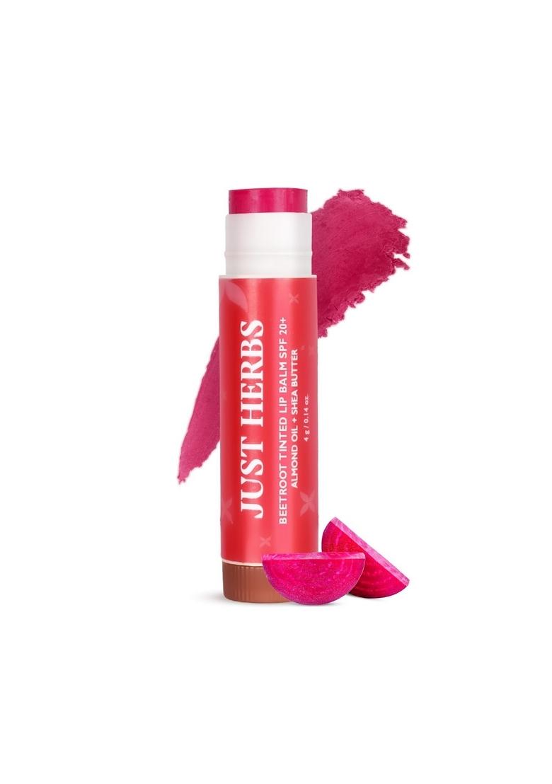 Just Herbs Tinted Lip Balm For Men And Women With Spf 20+ Dark Lips To Lighten 4 G