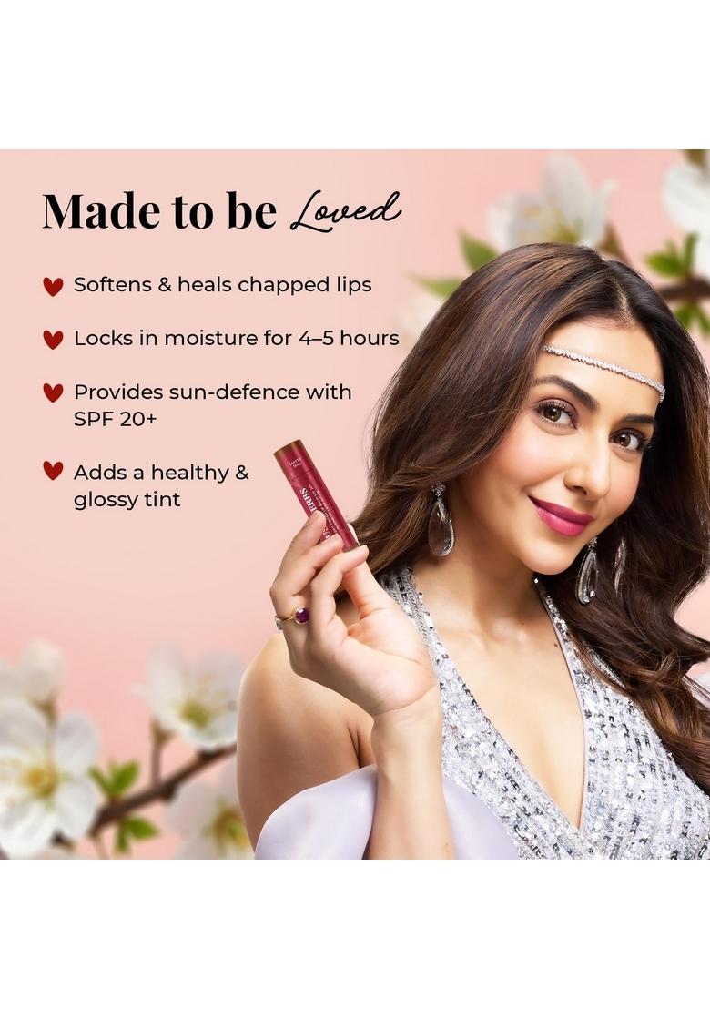 Just Herbs Tinted Lip Balm For Men And Women With Spf 20+ Dark Lips To Lighten 4 G