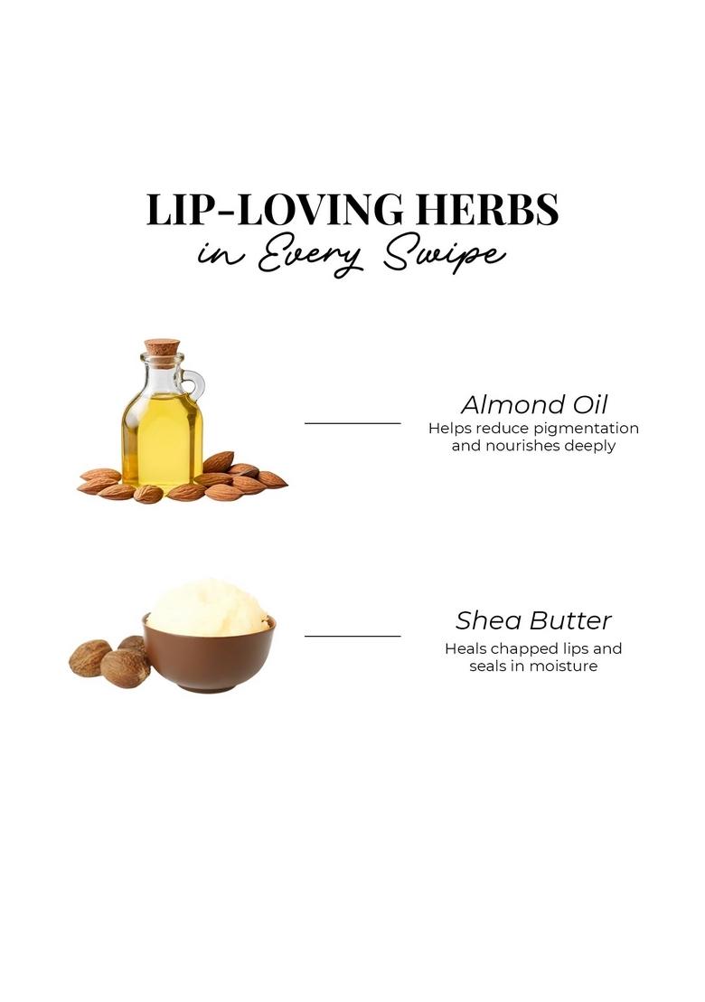 Just Herbs Tinted Lip Balm For Men And Women With Spf 20+ Dark Lips To Lighten 4 G