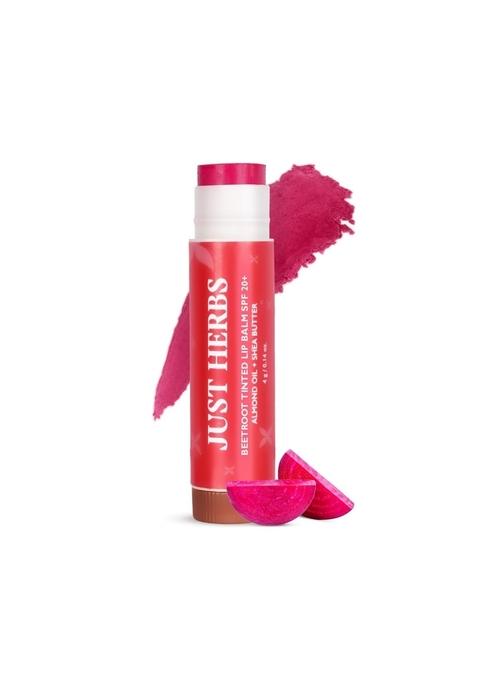 Just Herbs Tinted Lip Balm For Men And Women With Spf 20+ Dark Lips To Lighten 4 G