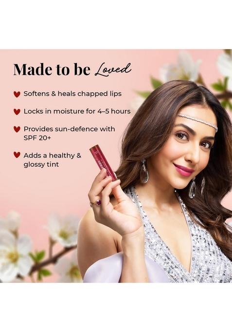 Just Herbs Tinted Lip Balm For Men And Women With Spf 20+ Dark Lips To Lighten 4 G