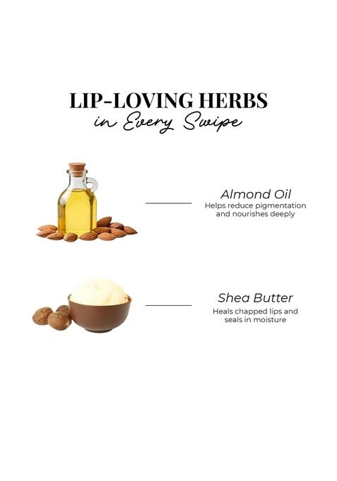 Just Herbs Tinted Lip Balm For Men And Women With Spf 20+ Dark Lips To Lighten 4 G