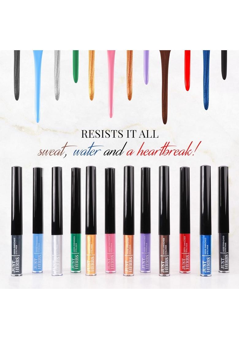 Just Herbs Eyeliner Waterproof And Smudge Proof, Long Lasting Eyeliners 2.5G