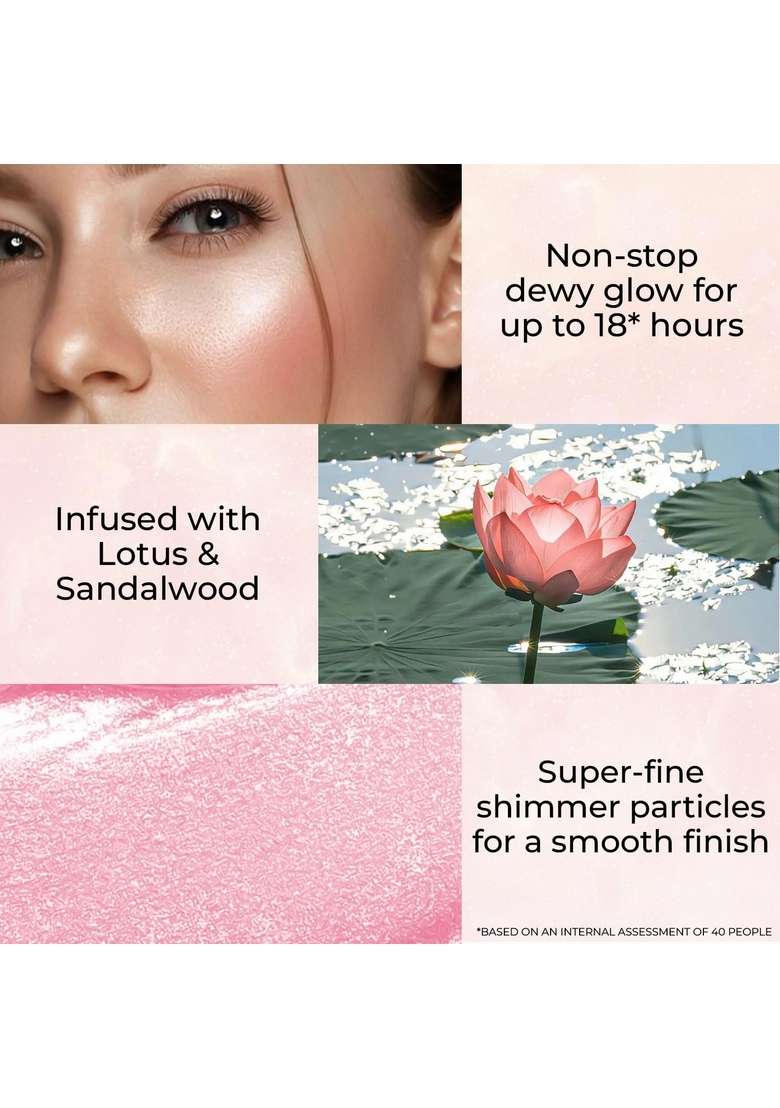 Just Herbs Lumi Glow Strobe Cream With Lotus & Sandalwood - Indya