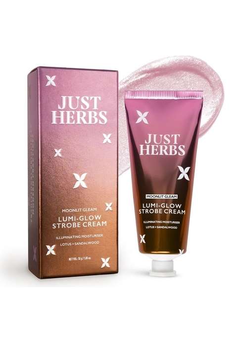 Just Herbs Lumi Glow Strobe Cream With Lotus & Sandalwood