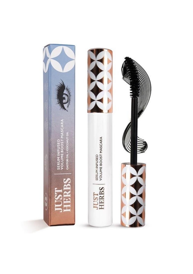 Just Herbs Serum Infused Volume Boost Mascara Highly Pigmented Waterproof Long Lasting 8Ml