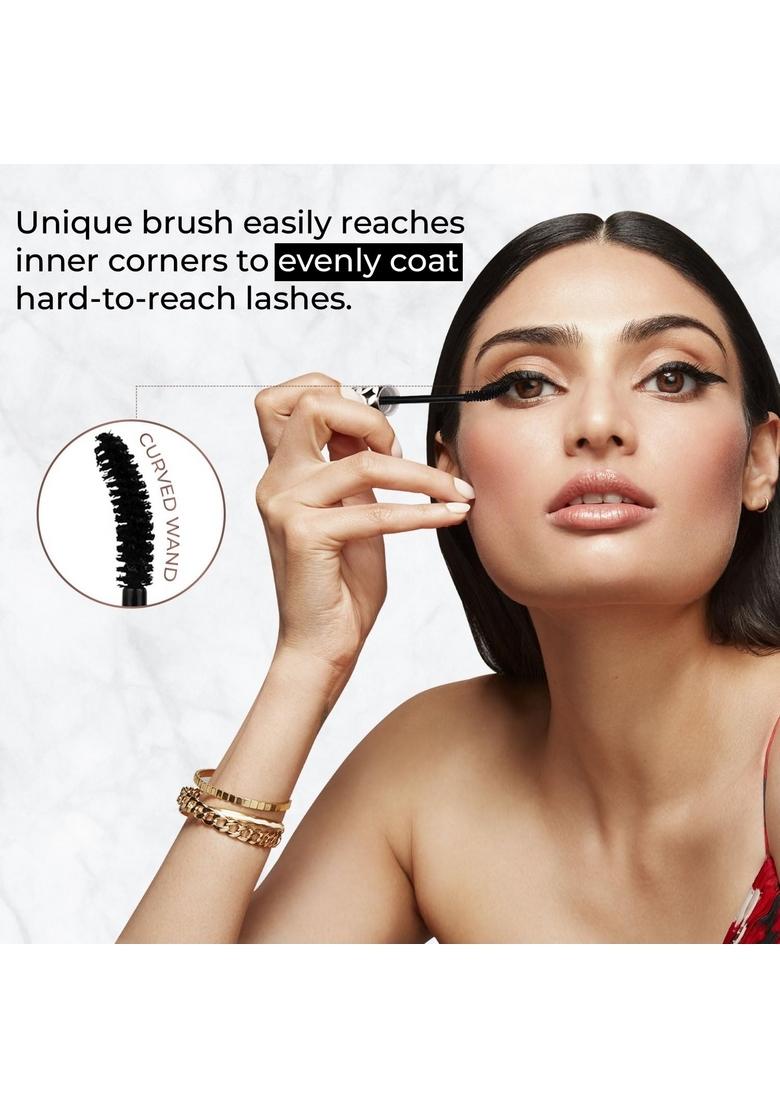 Just Herbs Serum Infused Volume Boost Mascara Highly Pigmented Waterproof Long Lasting 8Ml