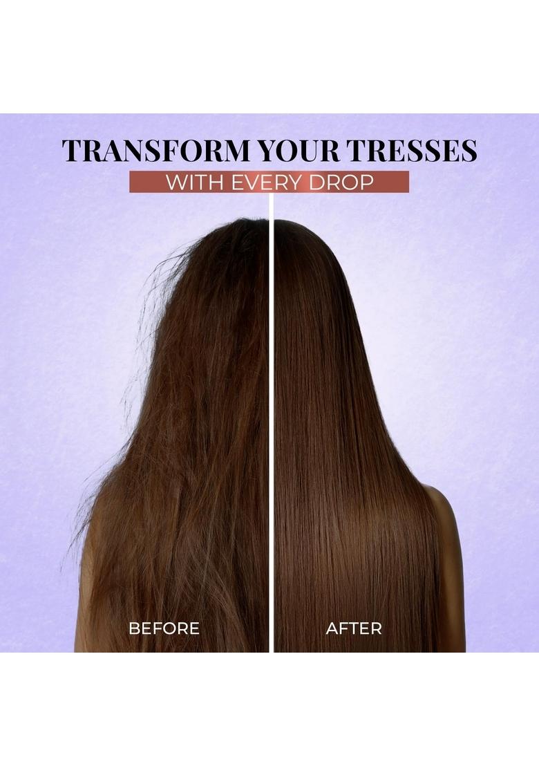 Just Herbs Rosemary Bhringraj Hair Serum For Silky & Smooth | Helps Nourish And Improve Health No Harmful Parabens Or Silicons 80 Ml