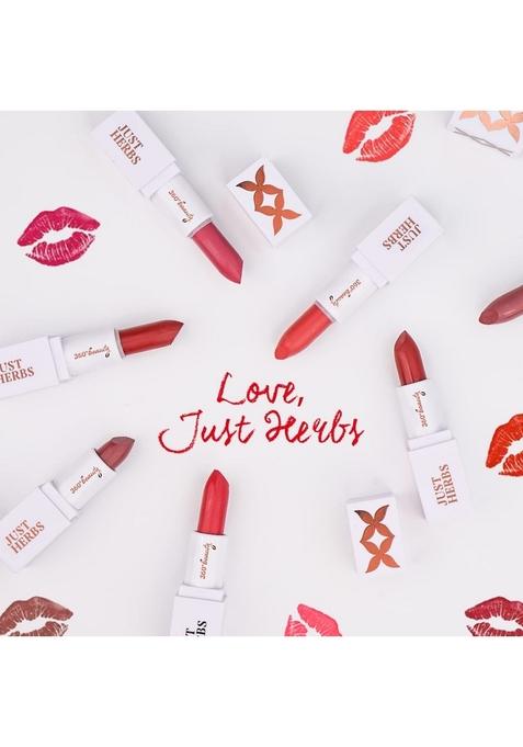 Just Herbs Ayurvedic Creamy Matte Lipstick For Moisturized Lips