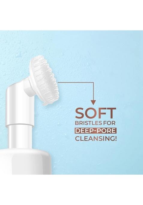 Just Herbs Brightening Foaming Face Wash With Vitamin C, Papaya And Lemon For Dark Spot Reduction Clear Skin