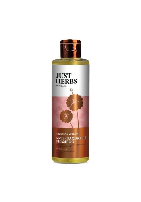 Just Herbs Ayurvedic Anti-Dandruff Shampoo | Natural For Dry Scalp Clears Dandruff Sulphate & Paraben Free - 200 Ml