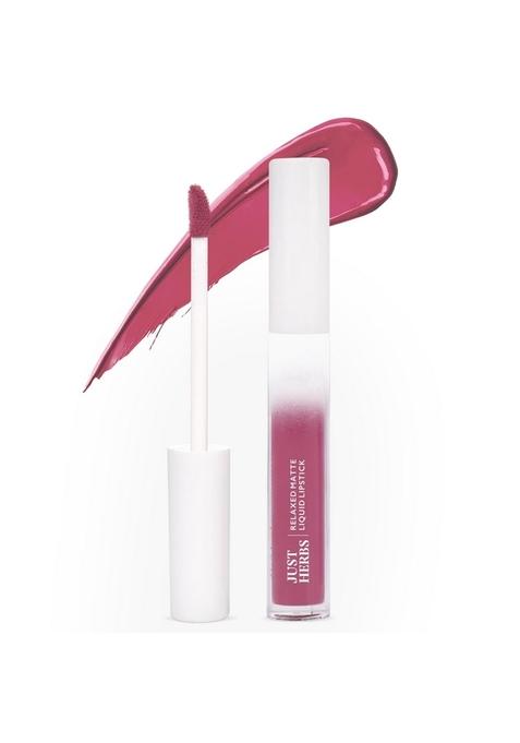 Just Herbs Relaxed Matte Liquid Lipstick Lip Colour For Women, Nourishing & Long Lasting Lipsticks 4 Ml