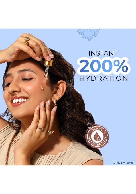 Just Herbs Face Serum | 24K Gold, Bakuchiol Anti-Ageing For Women Instant Hydration