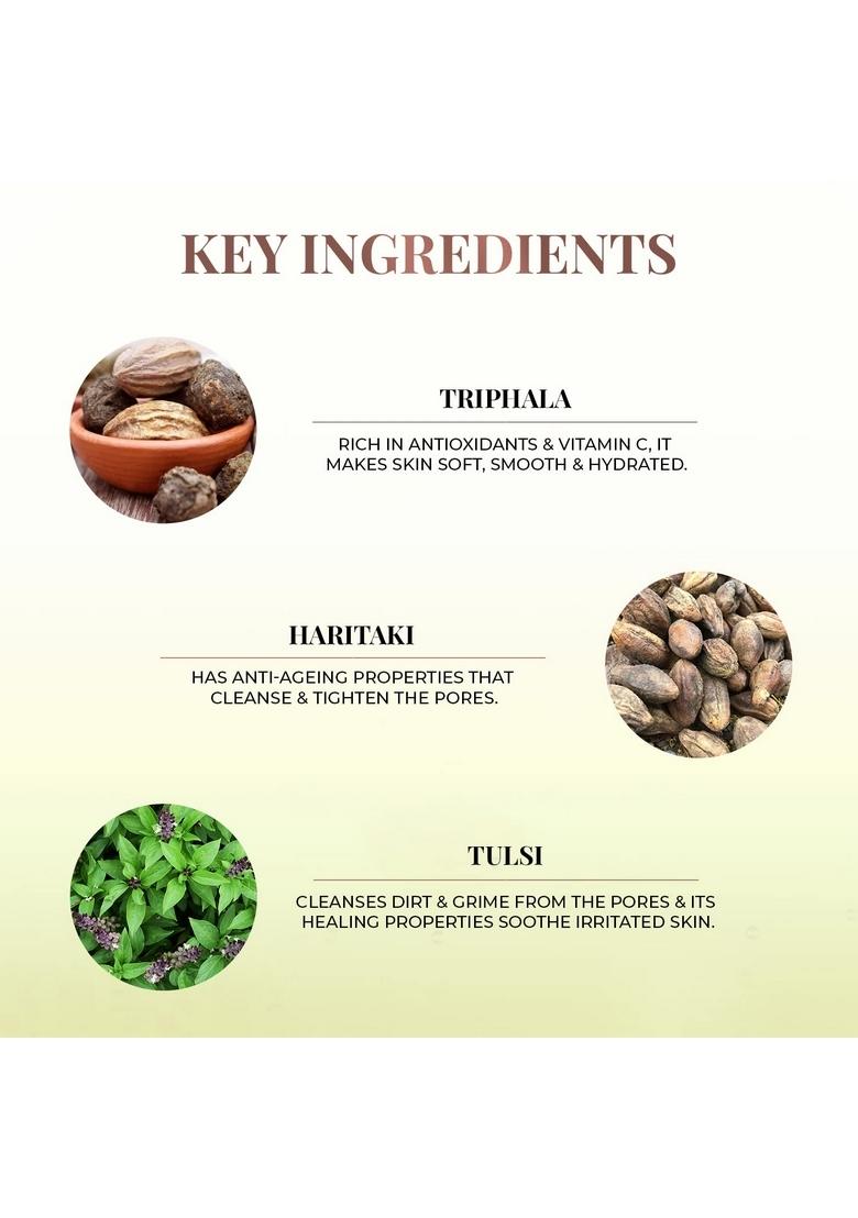 Just Herbs Sapta Jal Ayurvedic Toner + Micellar Water For Skin Nourishing, Cleansing, Makeup Remover Women Suitable All Types 100 Ml