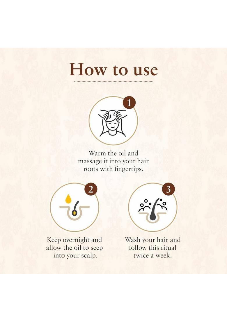 Just Herbs Ayurvedic Bhringraj Hair Oil For Fall & Growth Men Women