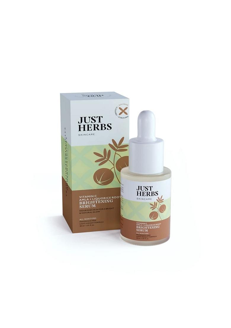 Just Herbs Amla Vitamin C Face Serum For Glowing Skin & Brightening,Reduce Dark Spots