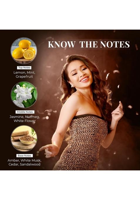 Just Herbs Energising Silk & Spice Perfume For Men 50 Ml | Long Lasting Mens Body Spray Pure Fragrance Eau Da Parfum