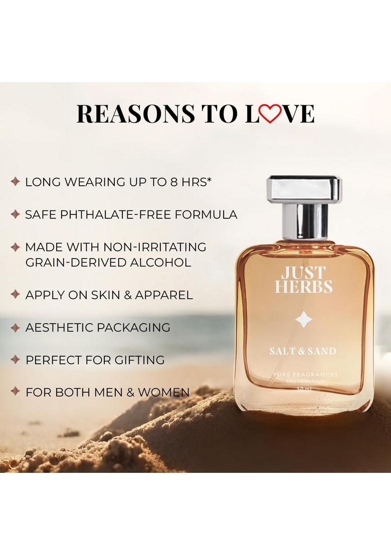 Just Herbs Perfume Spray For Men Long Lasting Fragrance