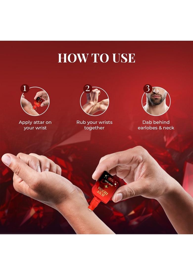 Just Herbs Attar | Non Alchoholic Long Lasting Fragrance