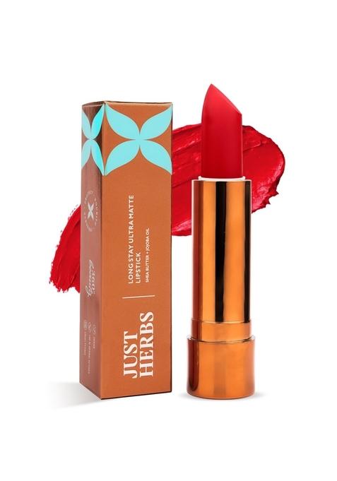 Just Herbs Ultra Matte Bullet Lipstick Nourishing Non Drying And Long Stay Lipsticks For Women 4 G