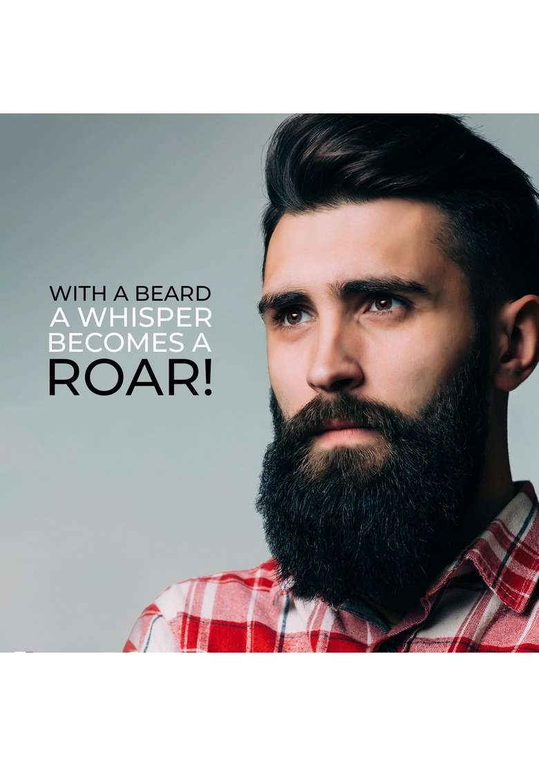Just Herbs Ayurvedic Beard Oil For Growing Faster With Bhringraj And Rosemary 30 Ml - Indya