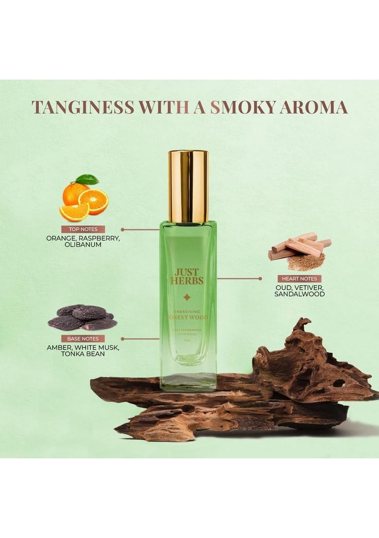 Just Herbs Long Lasting Perfume For Men,Women Pocket Parfum Edp Forest Wood