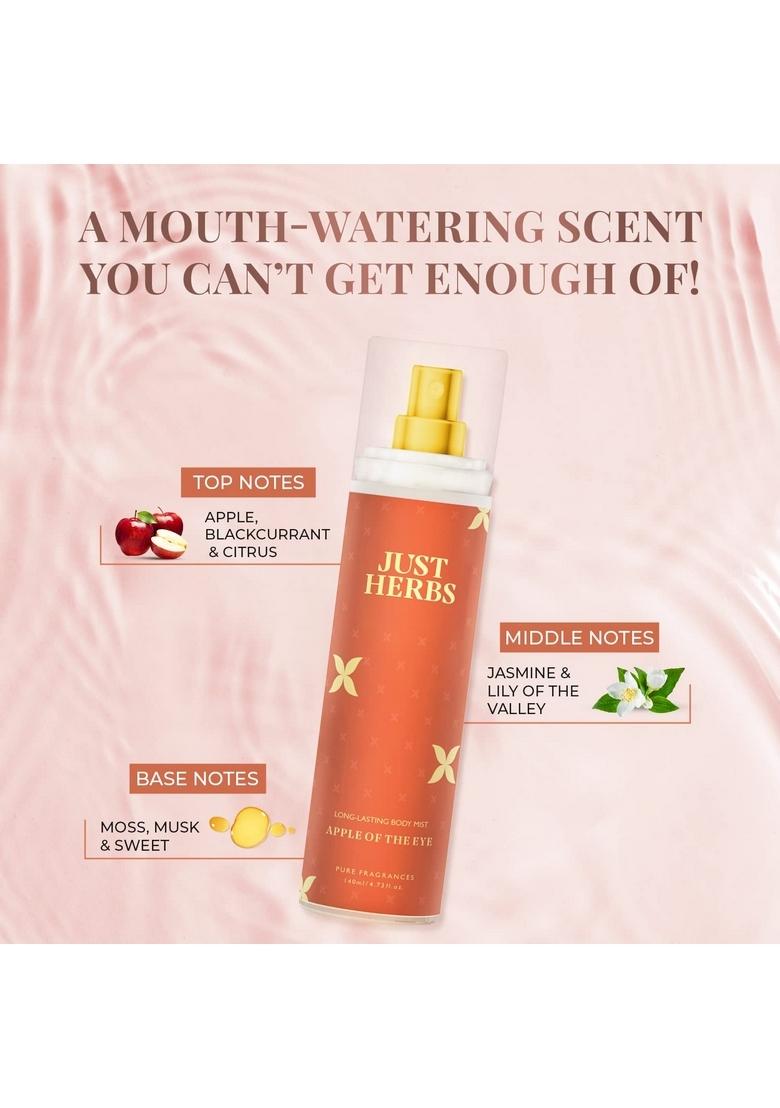 Just Herbs Body Mist Spray For Men And Women With Long Lasting Fragrance Perfume