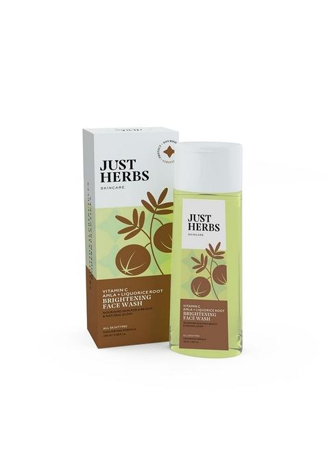 Just Herbs Spf 35+ Nosun Sunscreen For All Skin Types Gel, Lightweight, Broad Spectrum Pa 35++++- 50Ml & Skin-Rejuvenating Ayurvedic Face Wash Cleanser