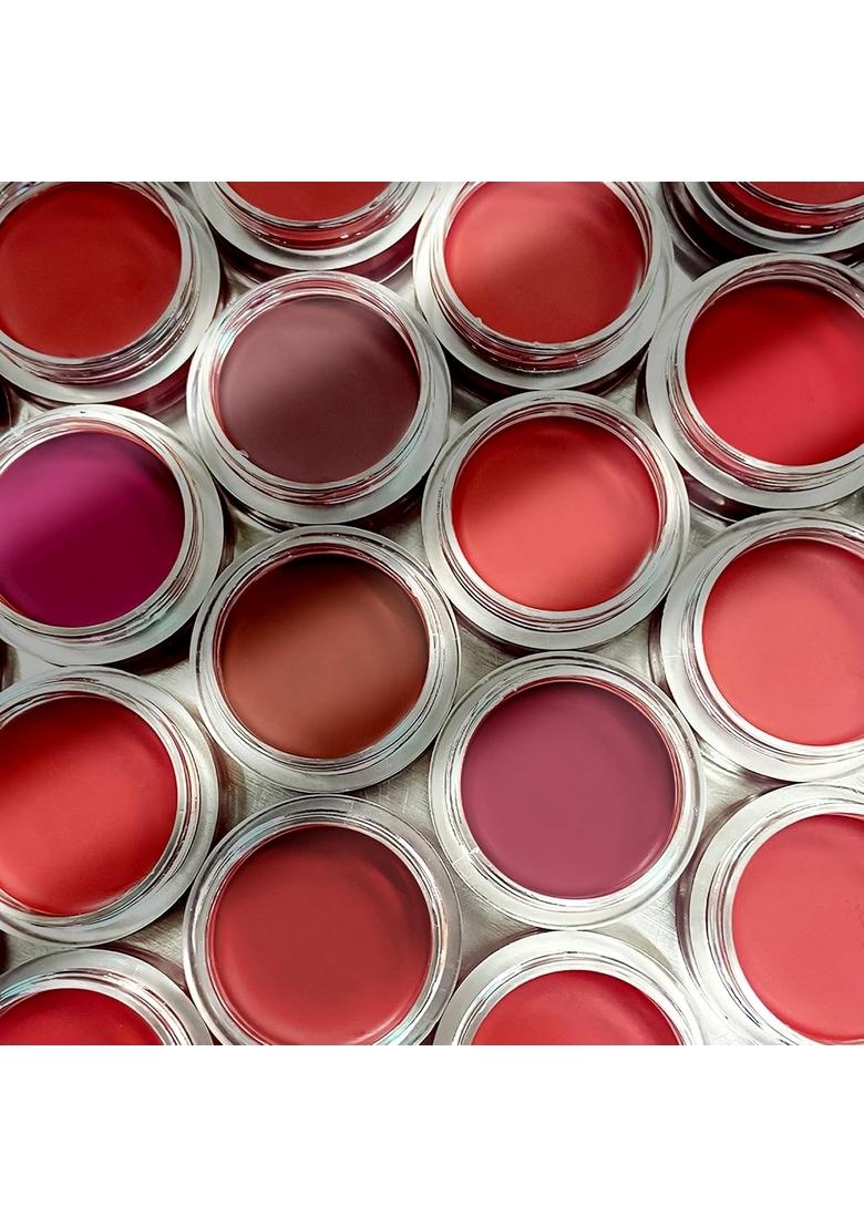 Just Herbs Ayurvedic, Natural Lip & Cheek Tint- 06 Pink Forever(Creamy Matte) Ayurvedic Creamy Matte Lipstick Set38Gm (Pack Of 16)