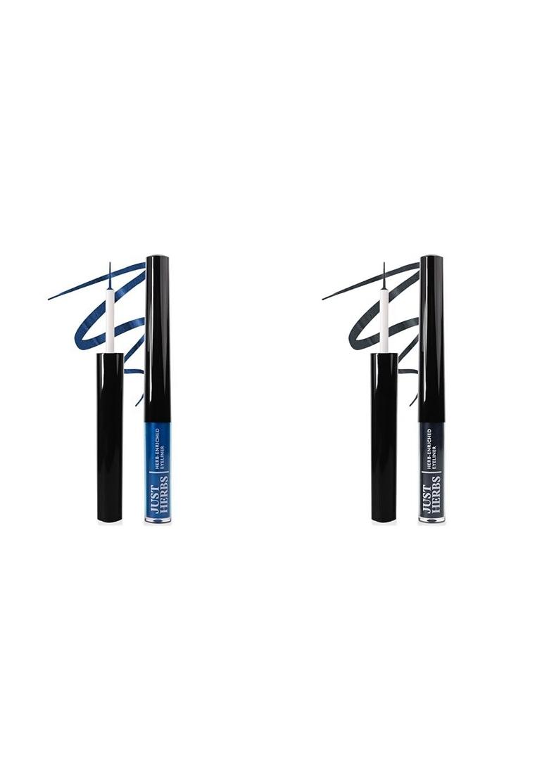 Just Herbs Gel Eyeliner Waterproof And Smudge Proof & Combo, Multicolor, Matte Finish