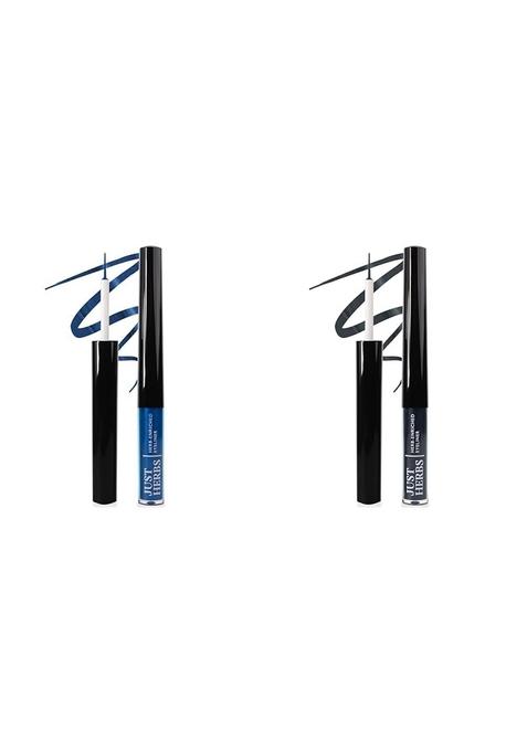Just Herbs Gel Eyeliner Waterproof And Smudge Proof & Combo, Multicolor, Matte Finish