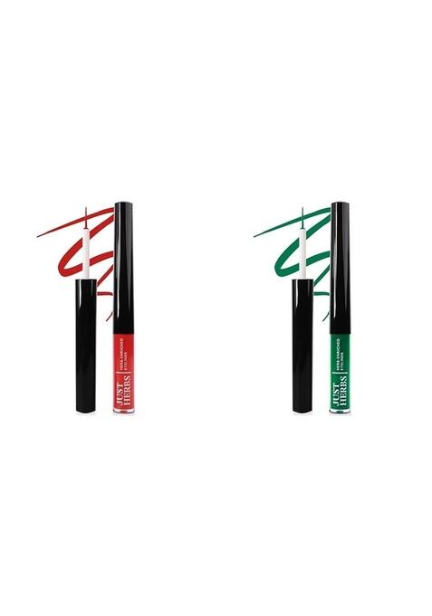 Just Herbs Gel Eyeliner Waterproof And Smudge Proof & Combo, Multicolor, Matte Finish