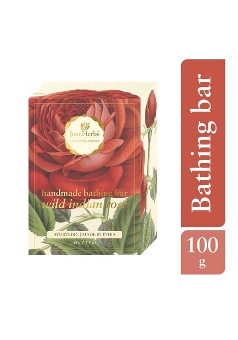 Just Herbs Ayurvedic Coconut And Aloe Vera Handmade Bathing Soap Barmen Women