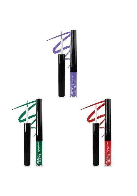 Just Herbs Matte Liquid Eyeliner Waterproof And Smudge Proof&Long Lasting Eyeliners 2.5G&Liquid Proof,Long 2.5G(Cherry Bomb),Red