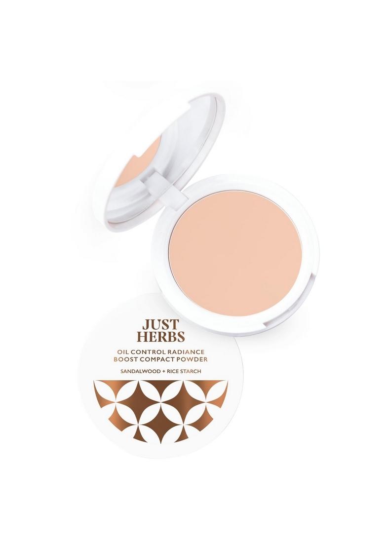 Just Herbs Unisex Wood,Fruity Edp Perfumes Trial Set Of 8 X 3Ml(Fresh&Woody)&Oil Control Radiance Booster Age Defying Compact Powder For Face Makeup 9G(Porcelain) Combo,24 Millilitres