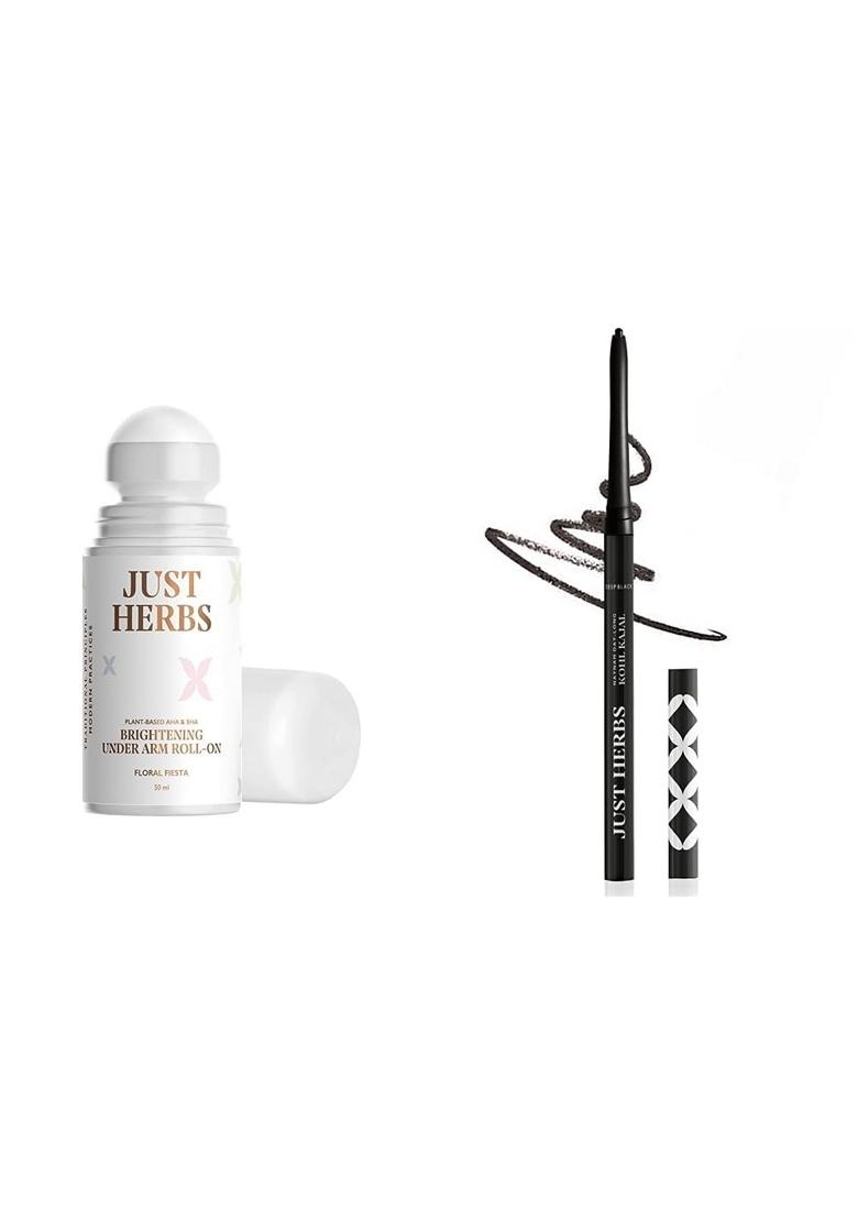 Just Herbs Unisex Under Floral Arm Roll On Deodorant