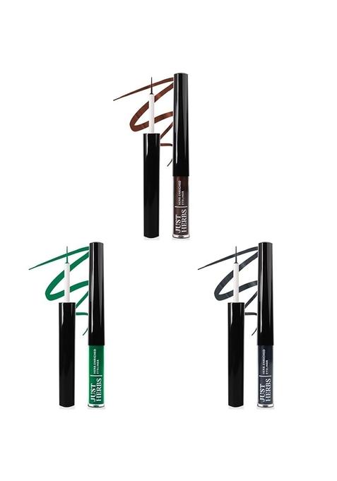 Just Herbs Gel Long Lasting Eyeliner Waterproof And Smudge Proof & Proof, Eyeliners 2.5G (Smoky Charcoal), Matte Finish