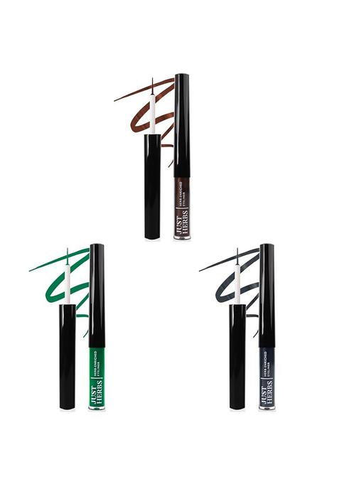 Just Herbs Gel Long Lasting Eyeliner Waterproof And Smudge Proof & Proof, Eyeliners 2.5G (Smoky Charcoal), Matte Finish