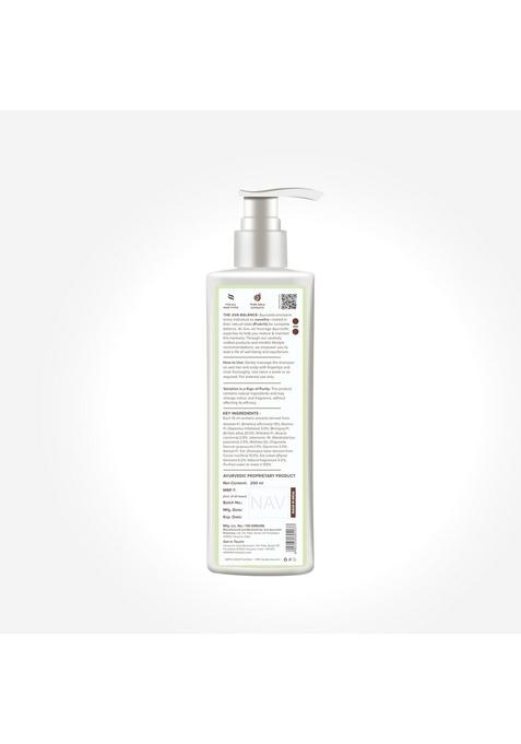 Jiva Amla Shampoo 200 Ml | 100% Ayurvedic Formulation Strenghens Hair, Controls Hairfall And Dandruff Suitable For Men & Women (Pack Of 1)