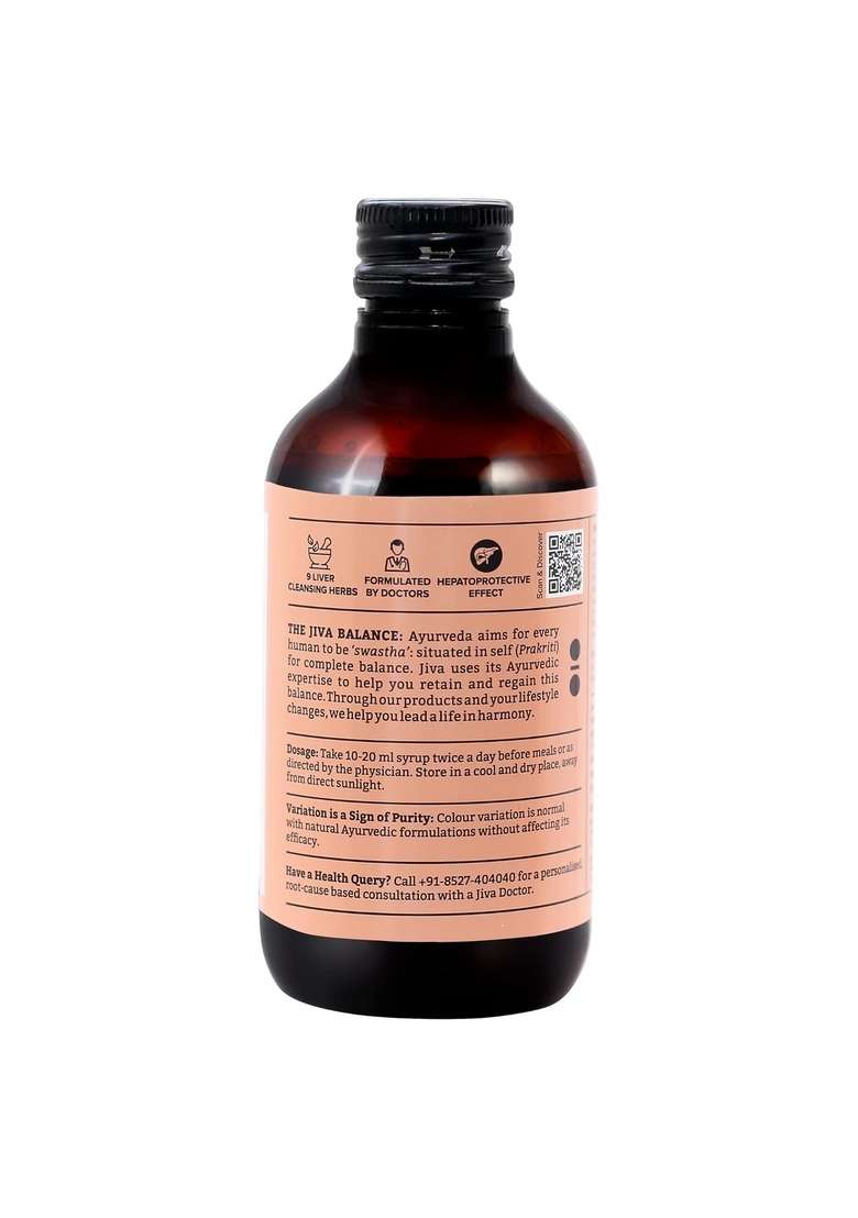 Jiva Ayurveda Livon Syrup- 200Ml (Pack Of 2) | For Liver Helps To Promote Digestion 100% Pure & Natural - Indya