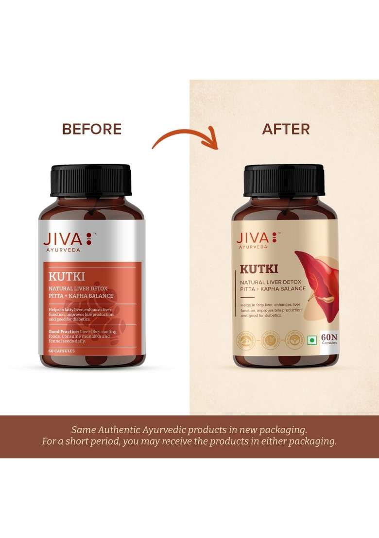 Jiva Kutki - 60 (Pack Of 1) Capsules | Liver Support & Detox - Indya