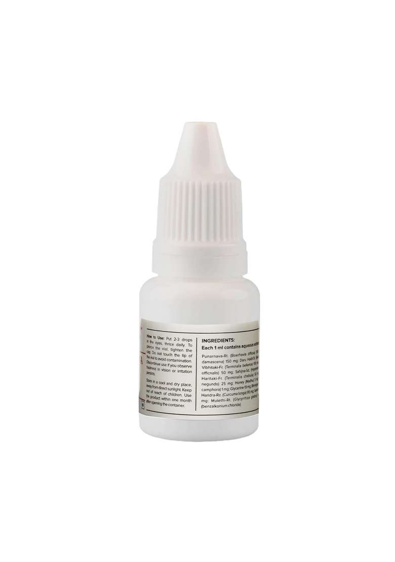 Jiva Ayunetra Eye Drops - 10Ml (Pack Of 3) | 100% Pure & Natural Cleanses, Cools Lubricates Dry Eye