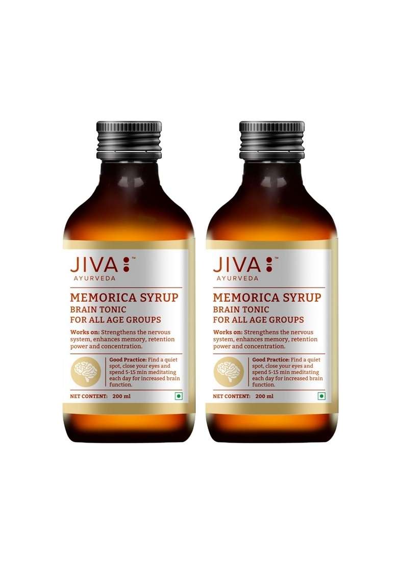 Jiva Ayurveda Memorica Syrup - 200 Ml (Pack Of 2) - Indya