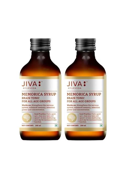 Jiva Ayurveda Memorica Syrup - 200 Ml (Pack Of 2)