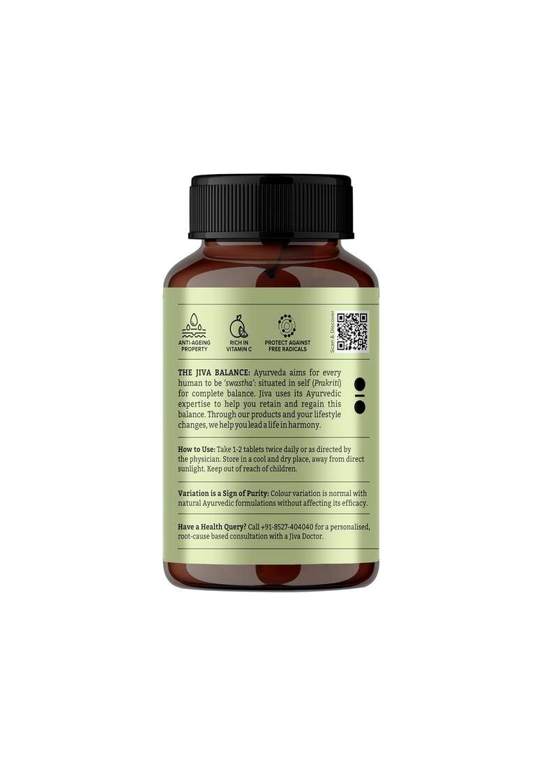 Jiva Shatavari Tablets 500Gm | 100% Pure & Natural Helps To Booss Immunity Goodness Of Shatavari, Babool, Maize Starch For Men Women - 120 (Pack 2) - Indya