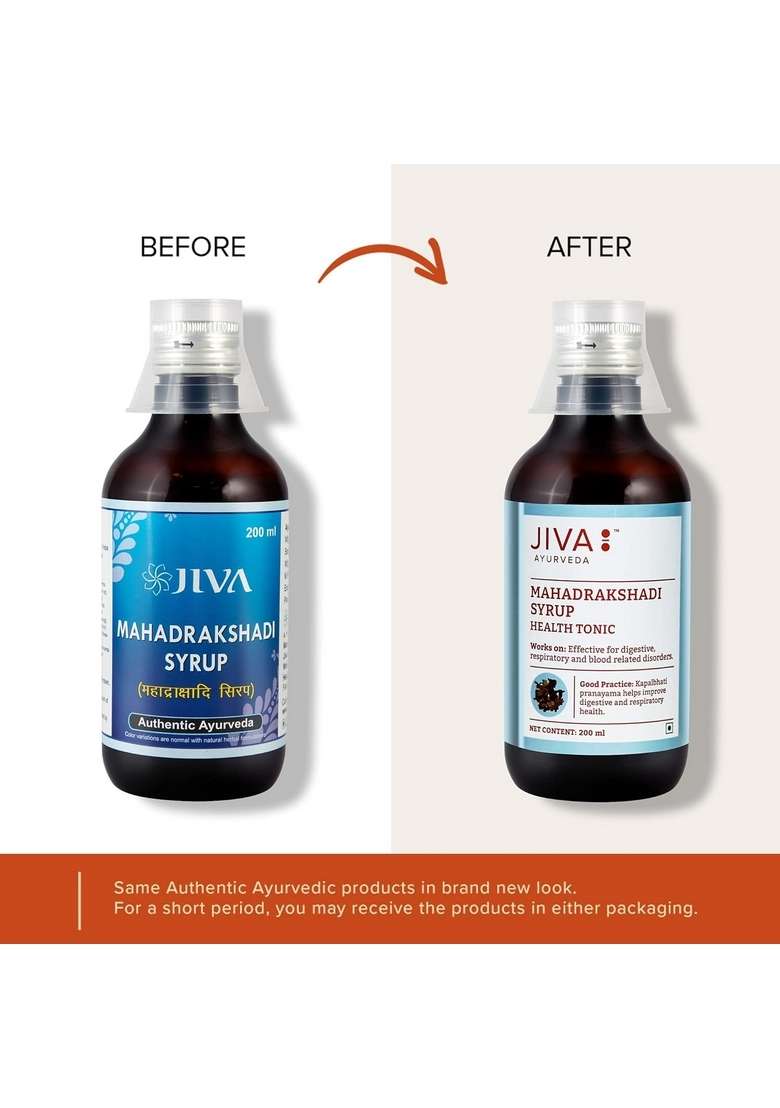 Jiva Ayurveda Mahadrakshadi Syrup - 200 Ml (Pack Of 2) - Indya