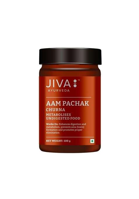 Jiva Aam Pachak Churna | Pure Herbs Used 100% & Natural Ayurveda Formulation 100Gm (Pack Of 1)