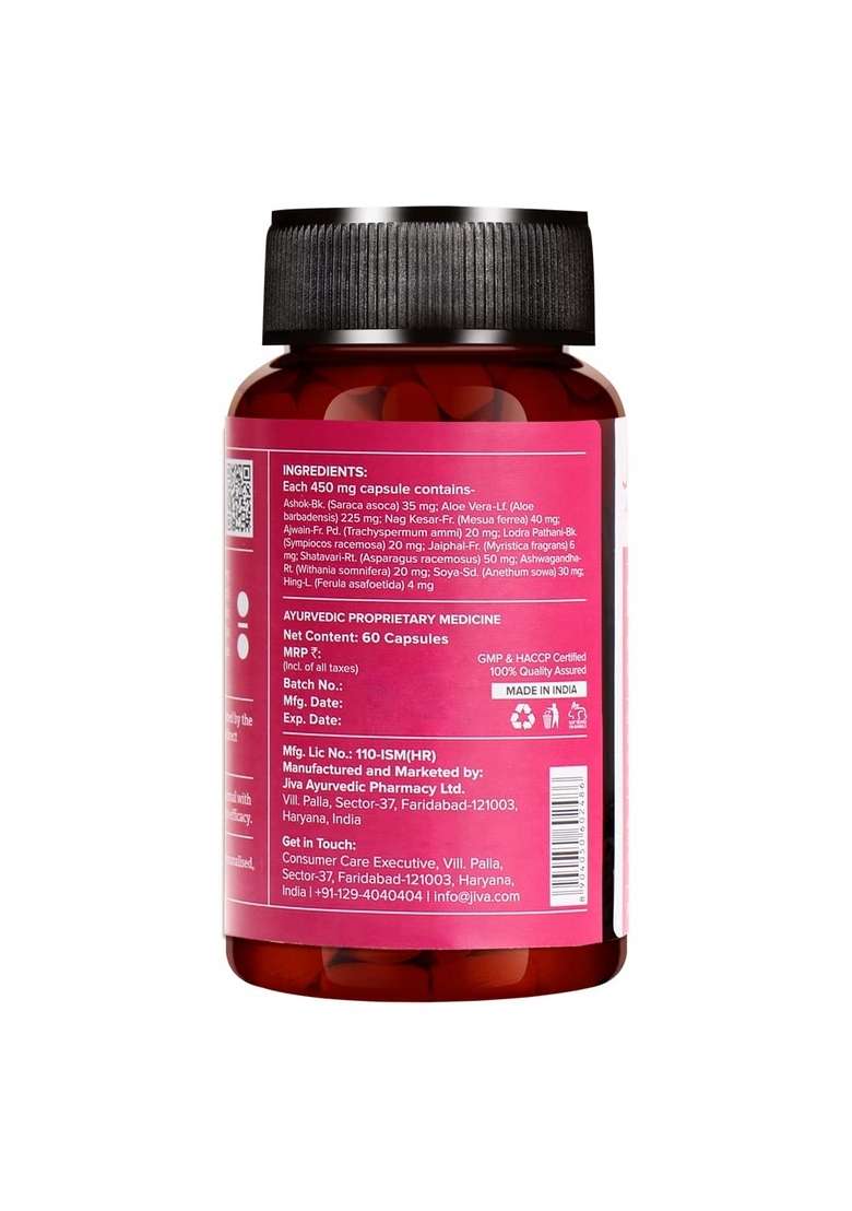 Jiva Nari Sakhi - 60 * 2 Capsules | 100% Pure & Natural Helps To Boost Immunity For Women - Indya