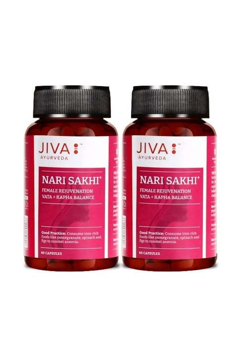 Jiva Nari Sakhi - 60 * 2 Capsules | 100% Pure & Natural Helps To Boost Immunity For Women