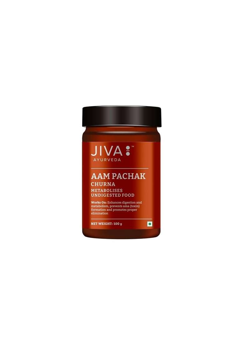 Jiva Aam Pachak Churna | Pure Herbs Used 100% & Natural Ayurveda Formulation 100Gm (Pack Of 2) - Indya
